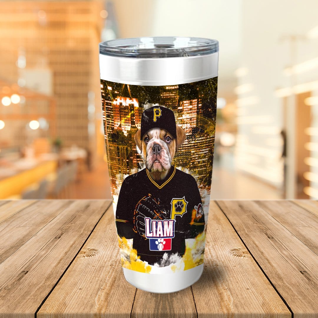 &#39;Pittsburgh Pawrates&#39; Personalized Tumbler