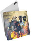 'Pittsburgh Doggos' Personalized 2 Pet Playing Cards