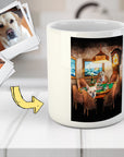 'The Poker Players' Personalized 2 Pet Mug