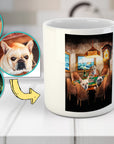 'The Poker Players' Personalized 3 Pet Mug