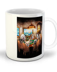 'The Poker Players' Personalized 7 Pet Mug