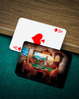 Naipes personalizados para mascotas 'The Poker Players'