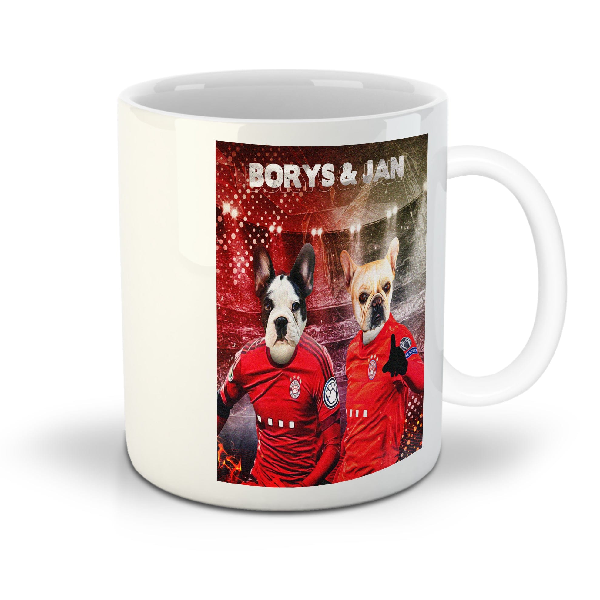 &#39;Poland Doggos&#39; Personalized 2 Pet Mug