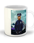Taza personalizada para mascota 'El oficial de policía'