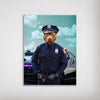 'The Police Officer' Personalized Dog Poster