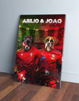 'Portugal Doggos' Personalized 2 Pet Canvas