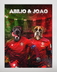 'Portugal Doggos' Personalized 2 Pet Poster