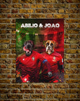 'Portugal Doggos' Personalized 2 Pet Poster