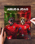 Puzzle personalizado de 2 mascotas 'Pergos de Portugal'