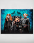 'Game of Bones' Personalized 3 Pet Poster