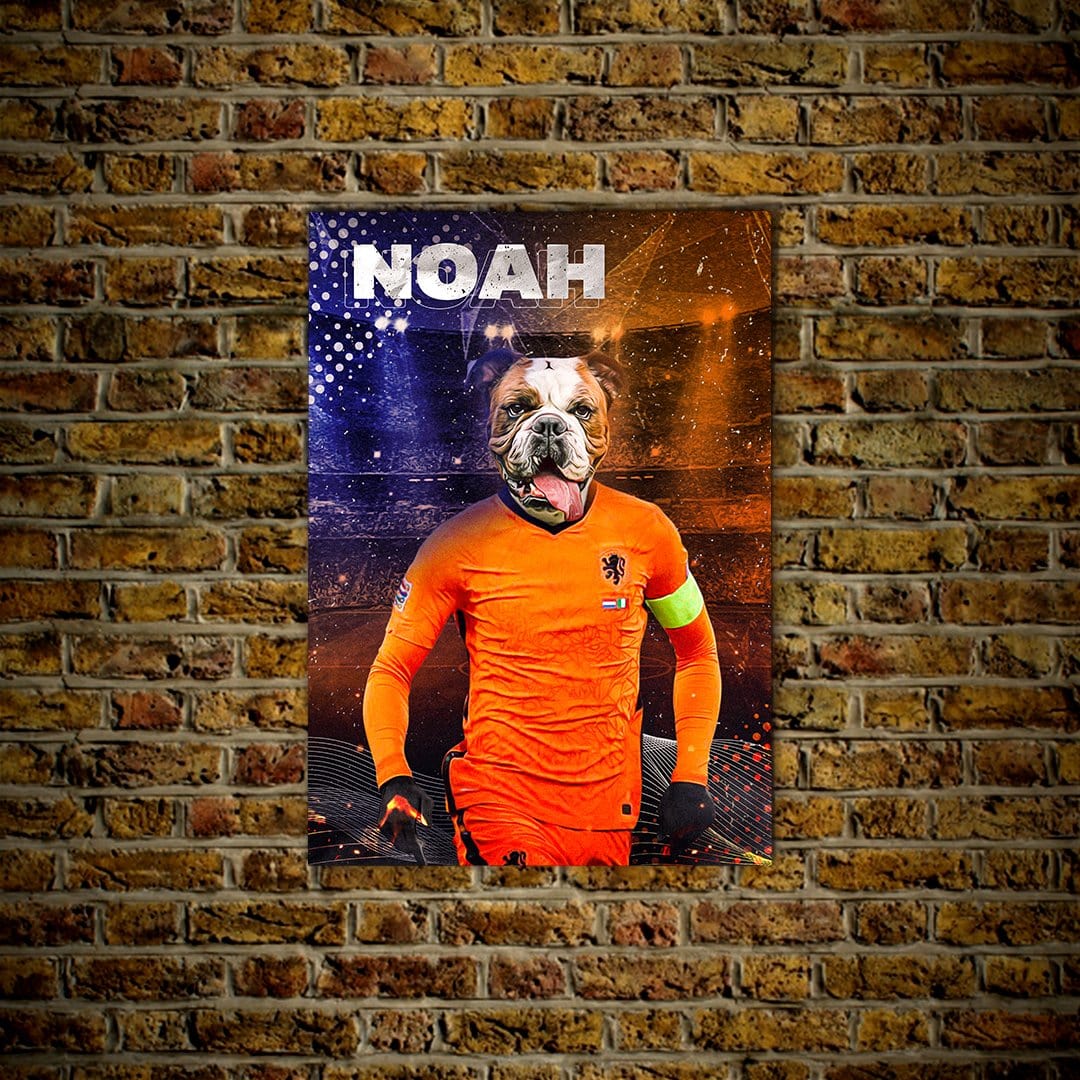 Póster Mascota personalizada &#39;Holland Doggos Soccer&#39;
