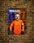 Póster Mascota personalizada 'Holland Doggos Soccer'