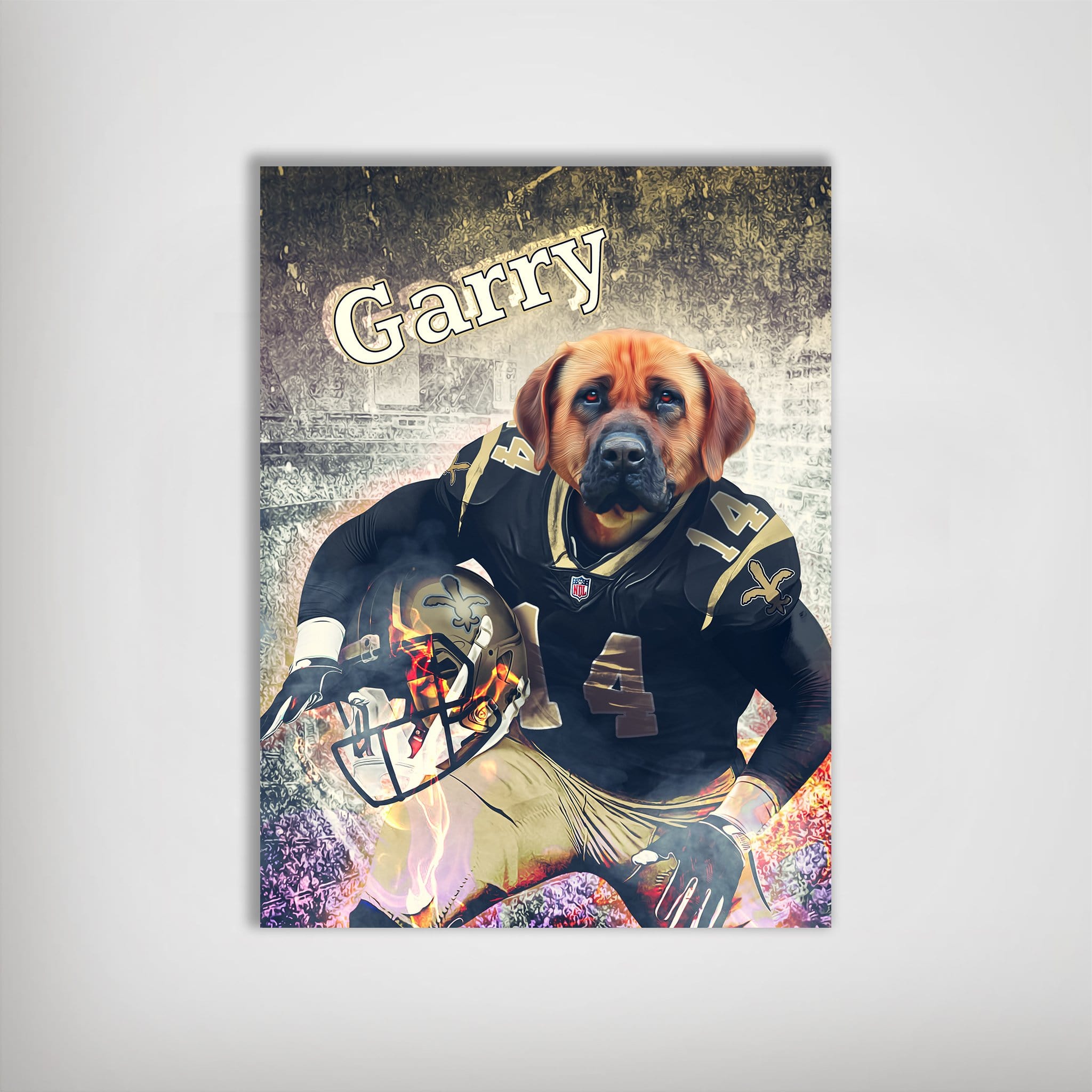&#39;New Orleans Doggos&#39; Personalized Pet Poster
