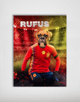Póster Mascota personalizada 'Spain Doggos Soccer'
