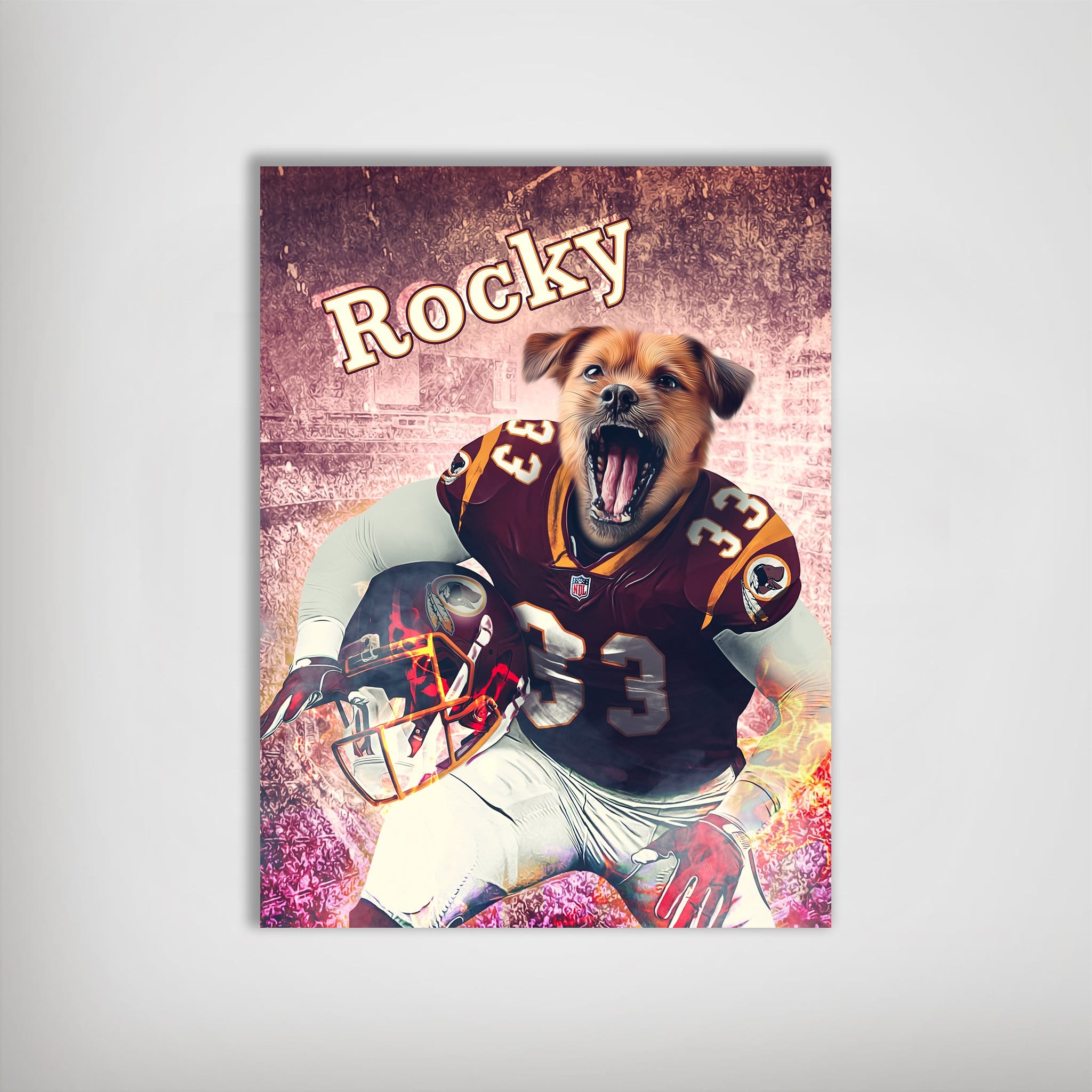 &#39;Washington Doggos&#39; Personalized Pet Poster