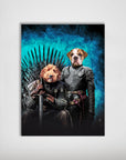 'Game of Bones' Personalized 2 Pet Poster