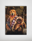 'Chewdogga & Dogg-E-Wok' Personalized 2 Pet Poster