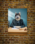 'The Lawyer' Personalized Pet Poster