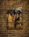 'Dog Busters' Personalized 2 Pet Poster