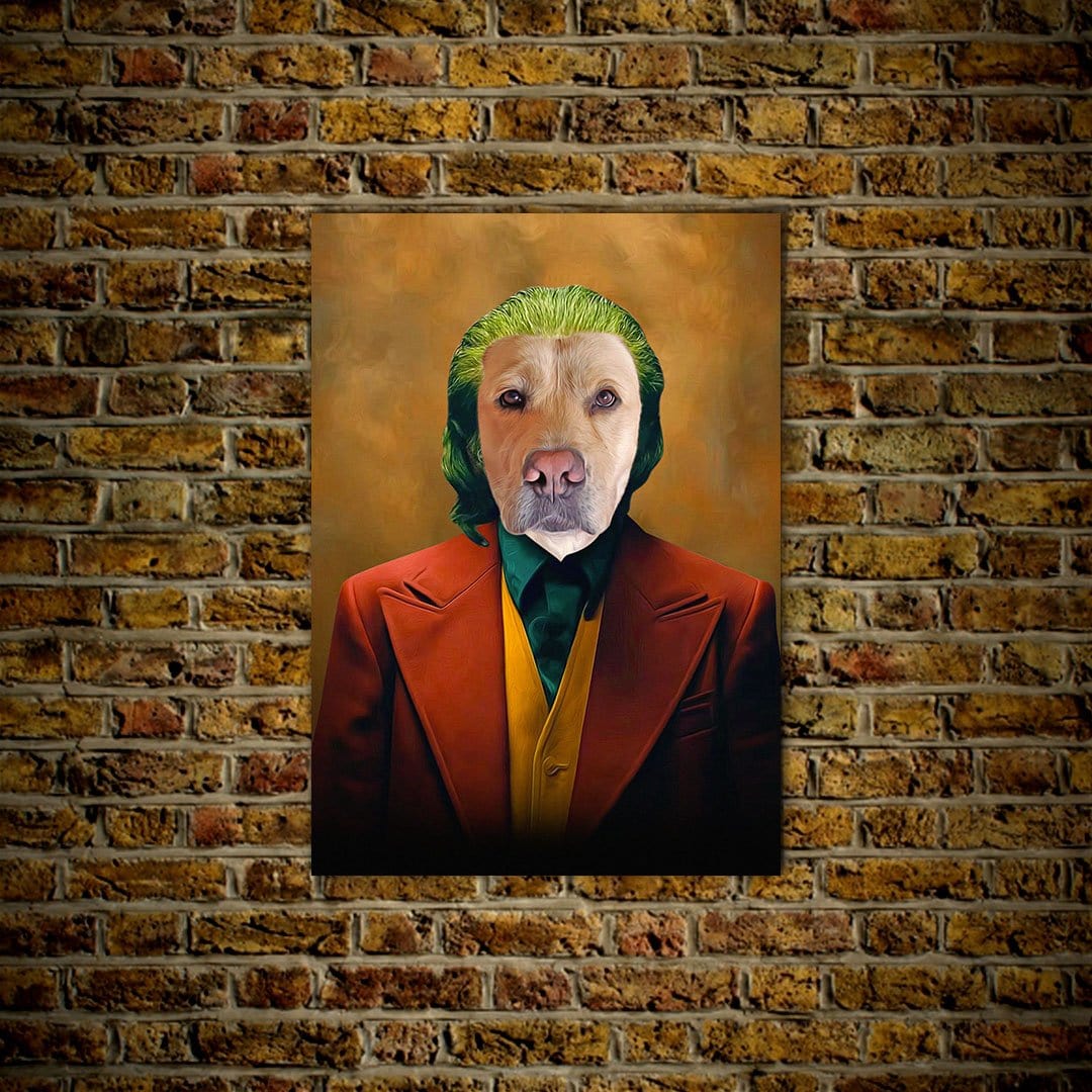 &#39;Joker Doggo&#39; Personalized Pet Poster
