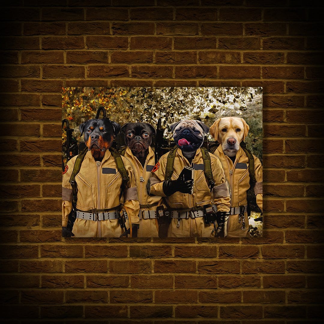 &#39;Dog Busters&#39; Personalized 4 Pet Poster