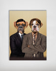 'The Woofice' Personalized 2 Pet Poster