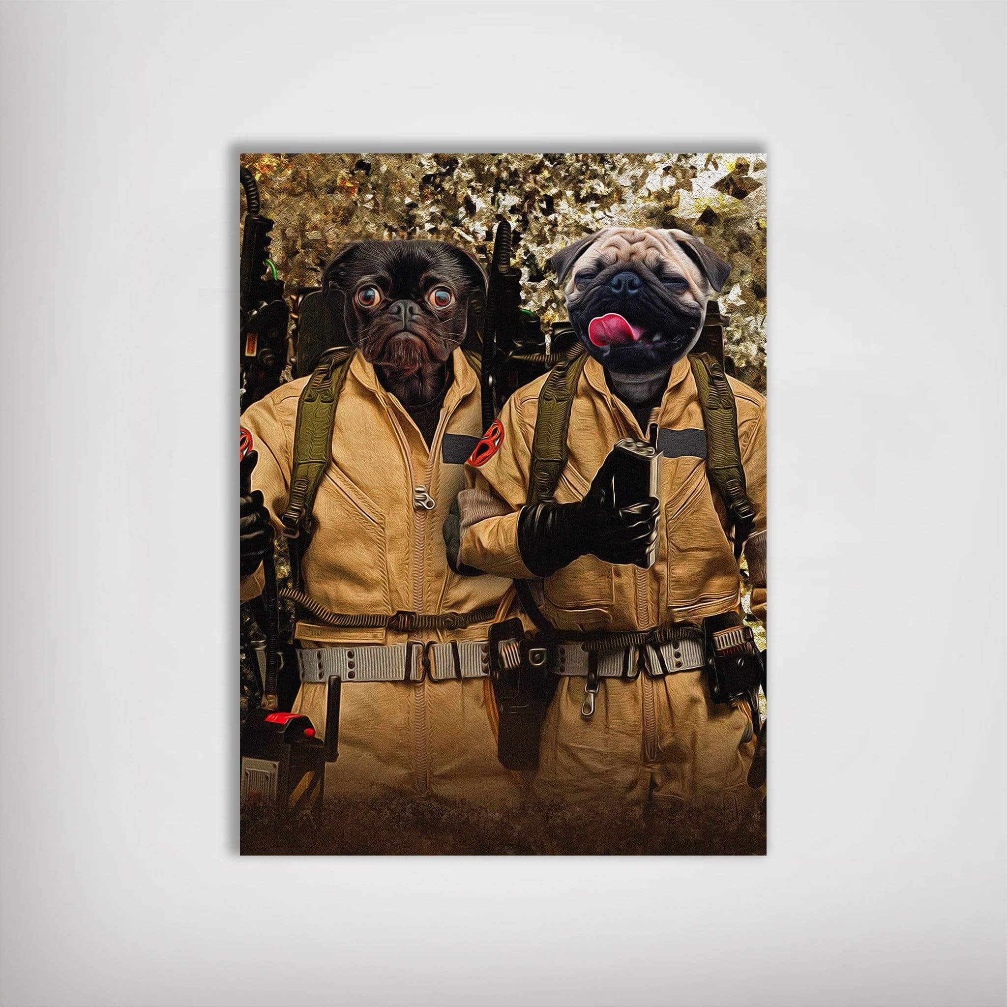 &#39;Dog Busters&#39; Personalized 2 Pet Poster