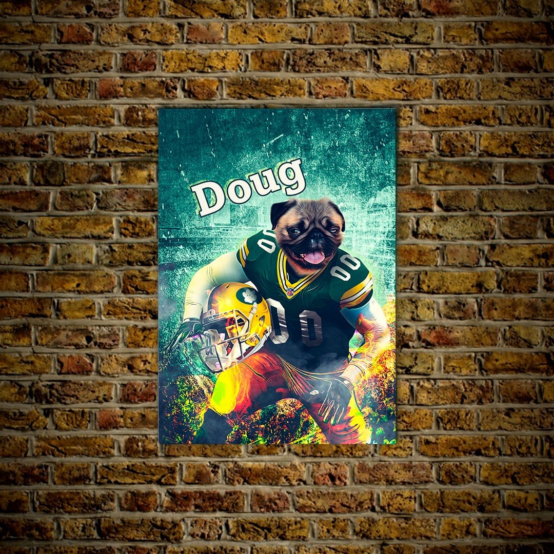 &#39;Green Bay Doggos&#39; Personalized Dog Poster