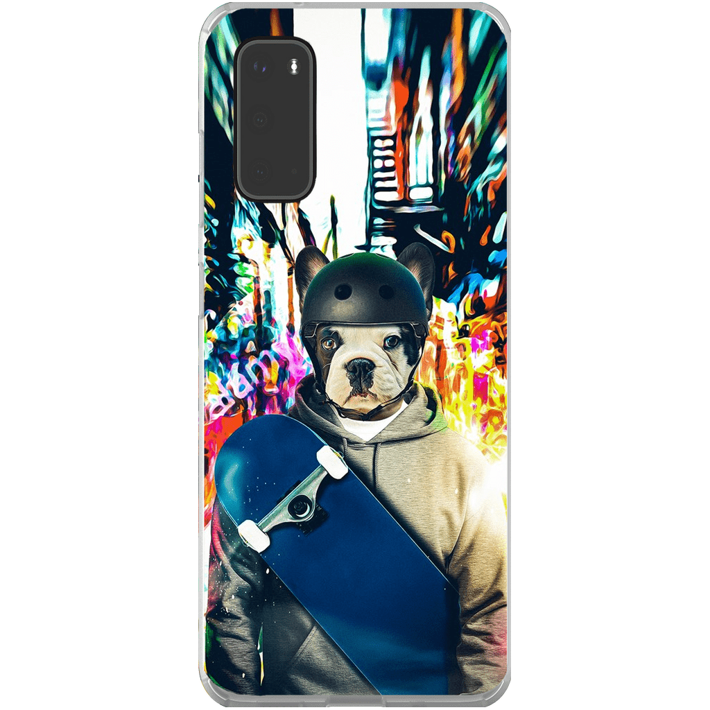 &#39;The Skateboarder&#39; Personalized Phone Case