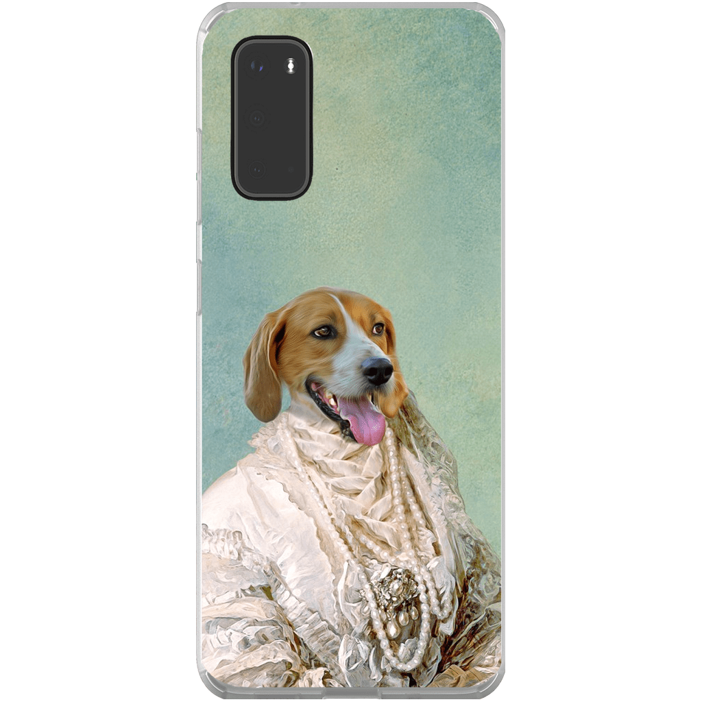 &#39;The Pearled Dame&#39; Personalized Phone Case