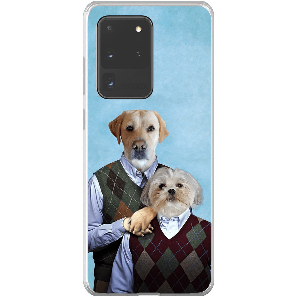 &#39;Step-Doggos&#39; Funda personalizada para teléfono con 2 perros