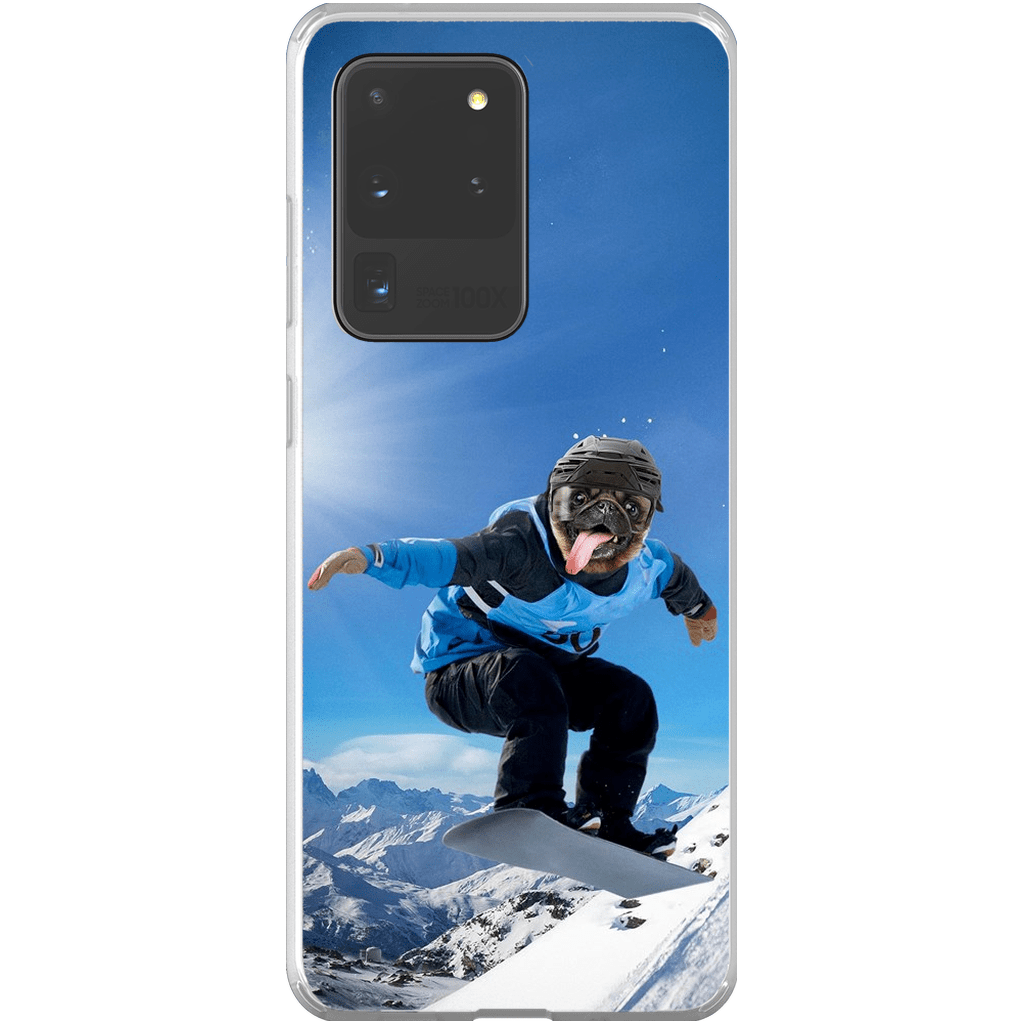 Funda para móvil personalizada &#39;El snowboarder&#39;