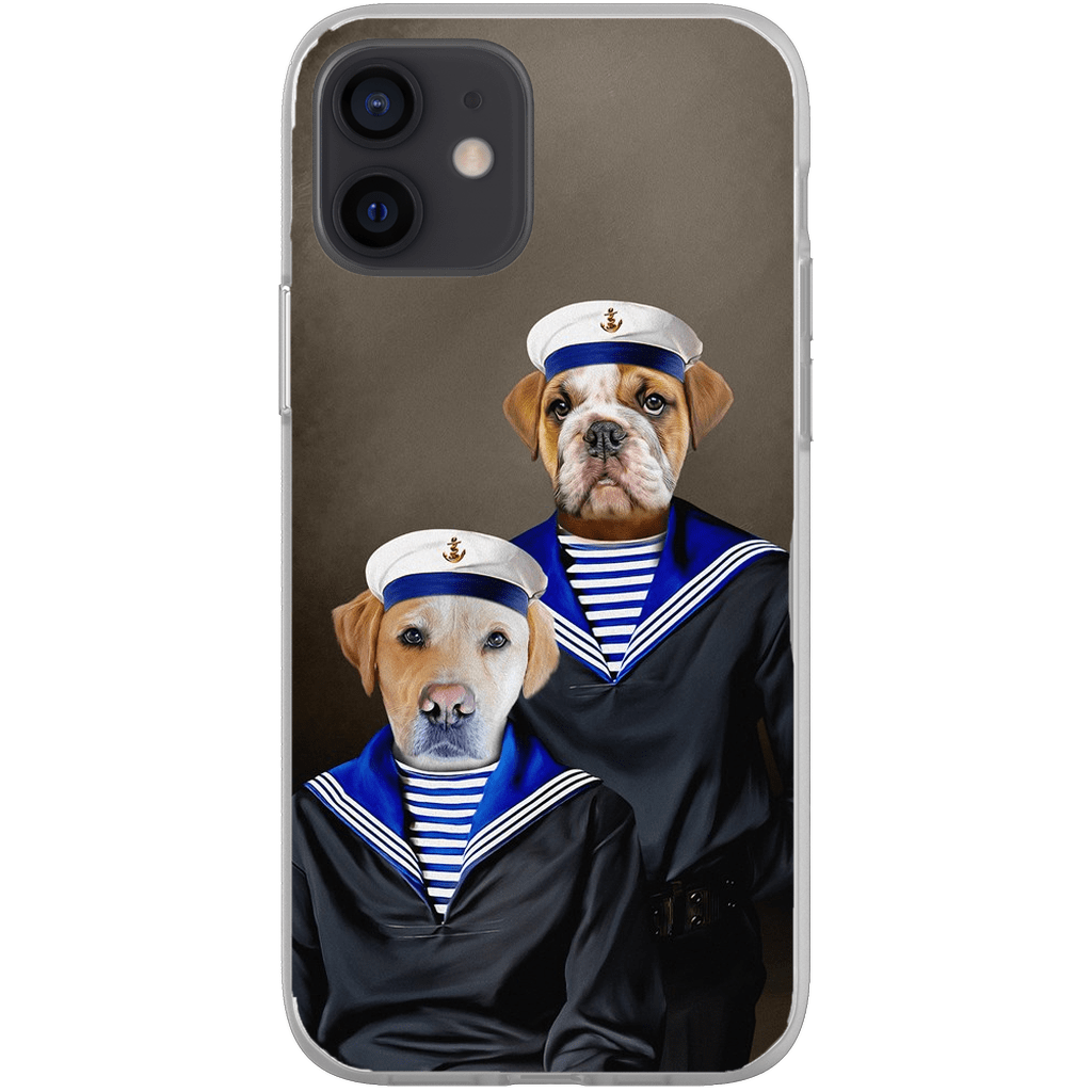 &#39;The Sailors&#39; Personalized 2 Pet Phone Case