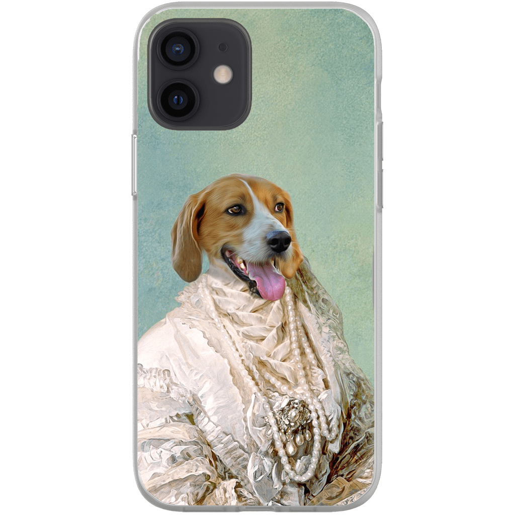 &#39;The Pearled Dame&#39; Personalized Phone Case