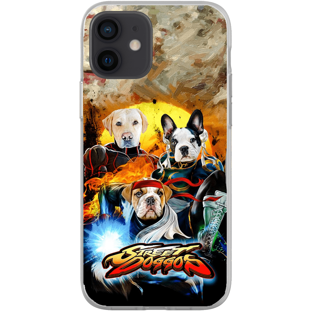 &#39;Street Doggos&#39; Personalized 3 Pet Phone Case