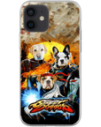 'Street Doggos' Funda personalizada para teléfono con 3 mascotas