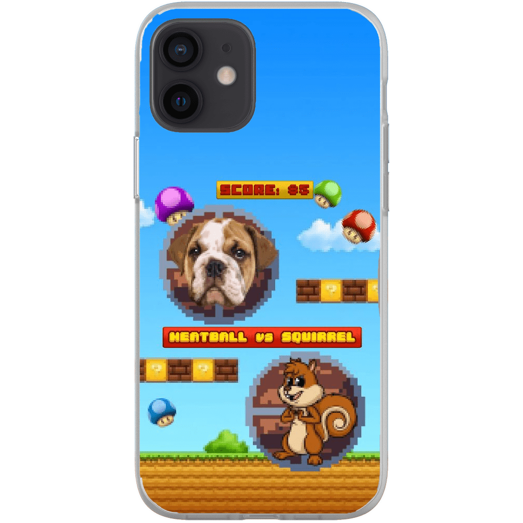 Retro Video Game Personalized Pet Phone Case