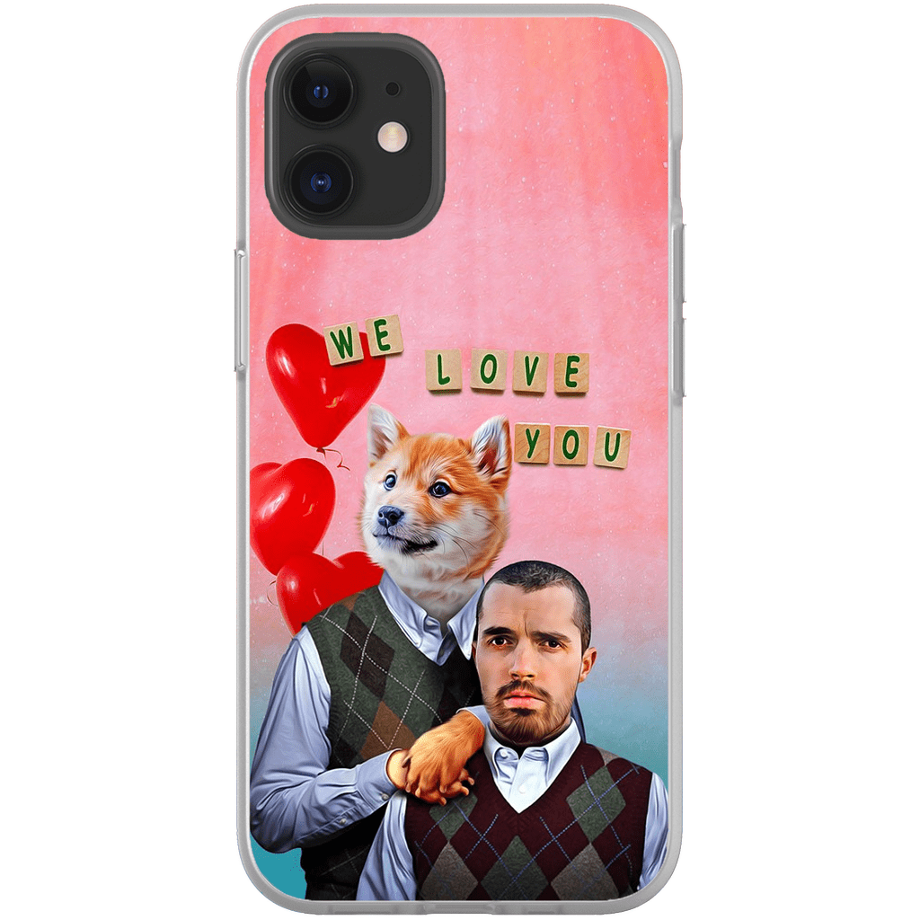 &#39;Step Doggo/Human Valentines&#39; Personalized Phone Cases