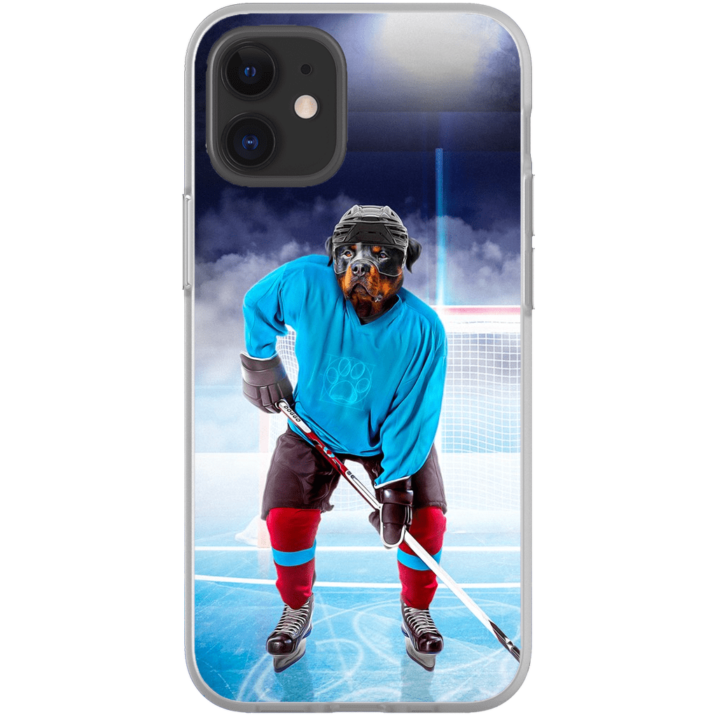 The Hockey Player' Personalized Phone Case doggovinci The Hockey Player' Personalized Phone Case doggovinci