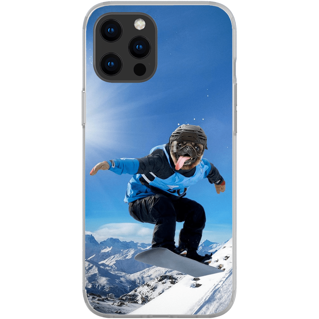 &#39;The Snowboarder&#39; Personalized Phone Case