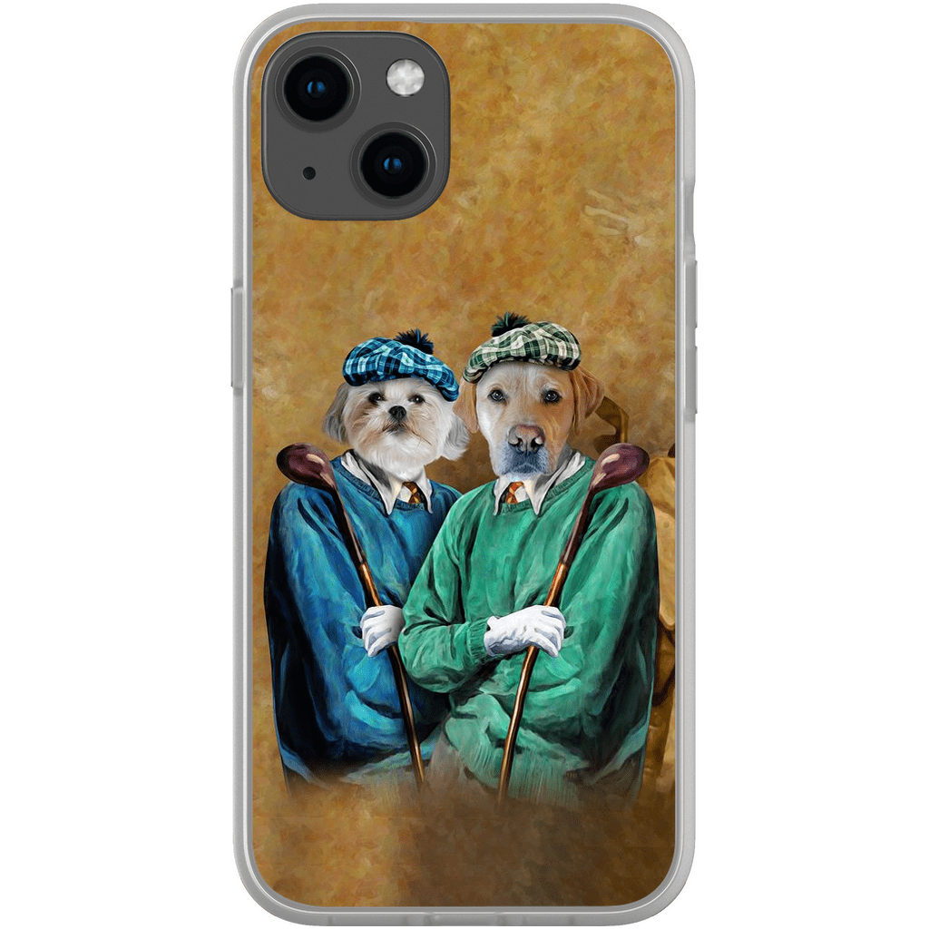 &#39;The Golfers&#39; Personalized 2 Pet Phone Case