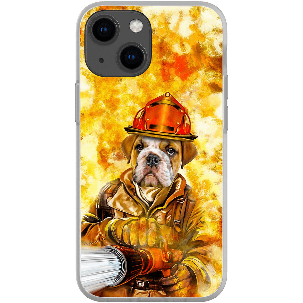 &#39;The Firefighter&#39; Personalized Phone Case