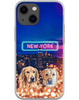 'Doggos of New York' Personalized 2 Pet Phone Case