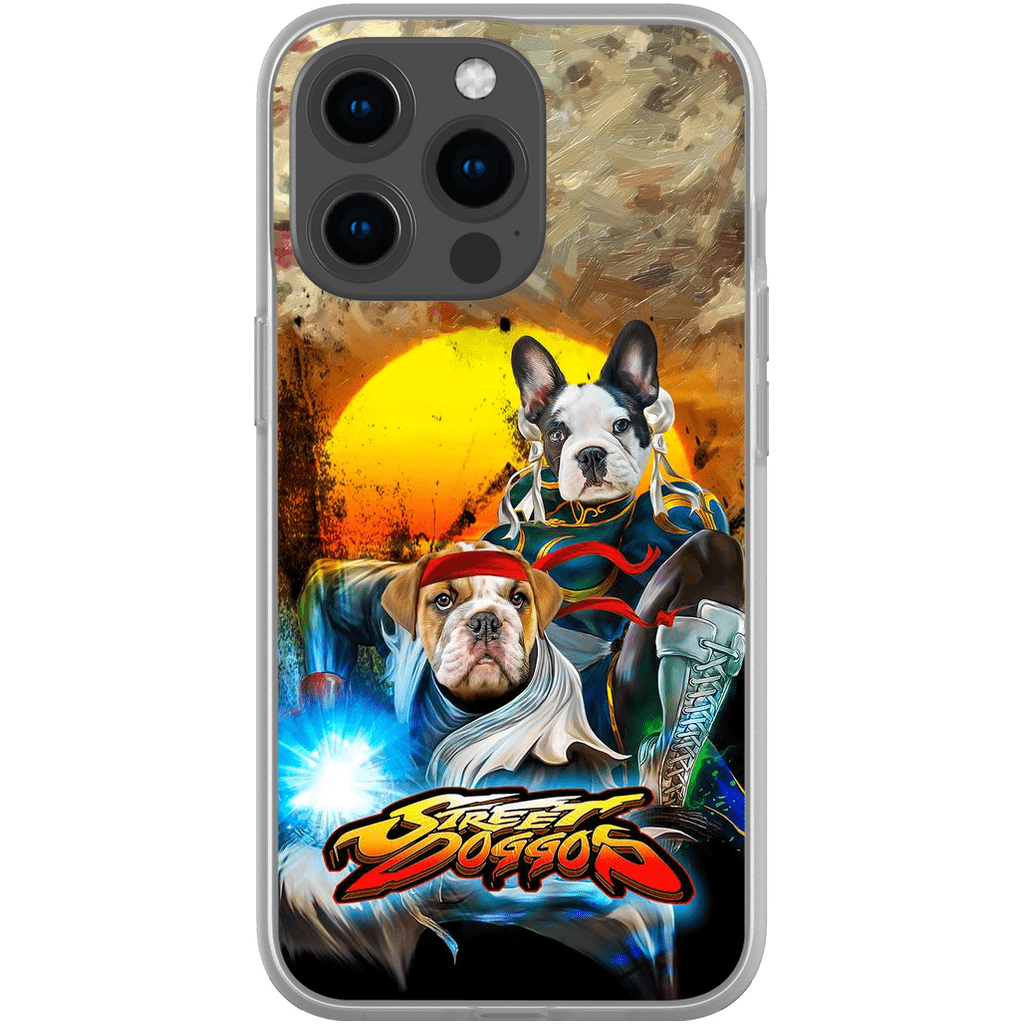 &#39;Street Doggos 2&#39; Funda personalizada para teléfono con 2 mascotas