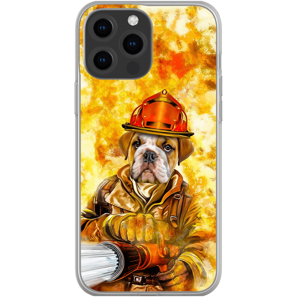 &#39;The Firefighter&#39; Personalized Phone Case