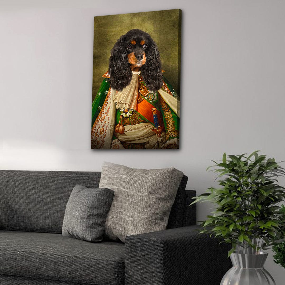 &#39;Prince Doggenheim&#39; Personalized Pet Canvas