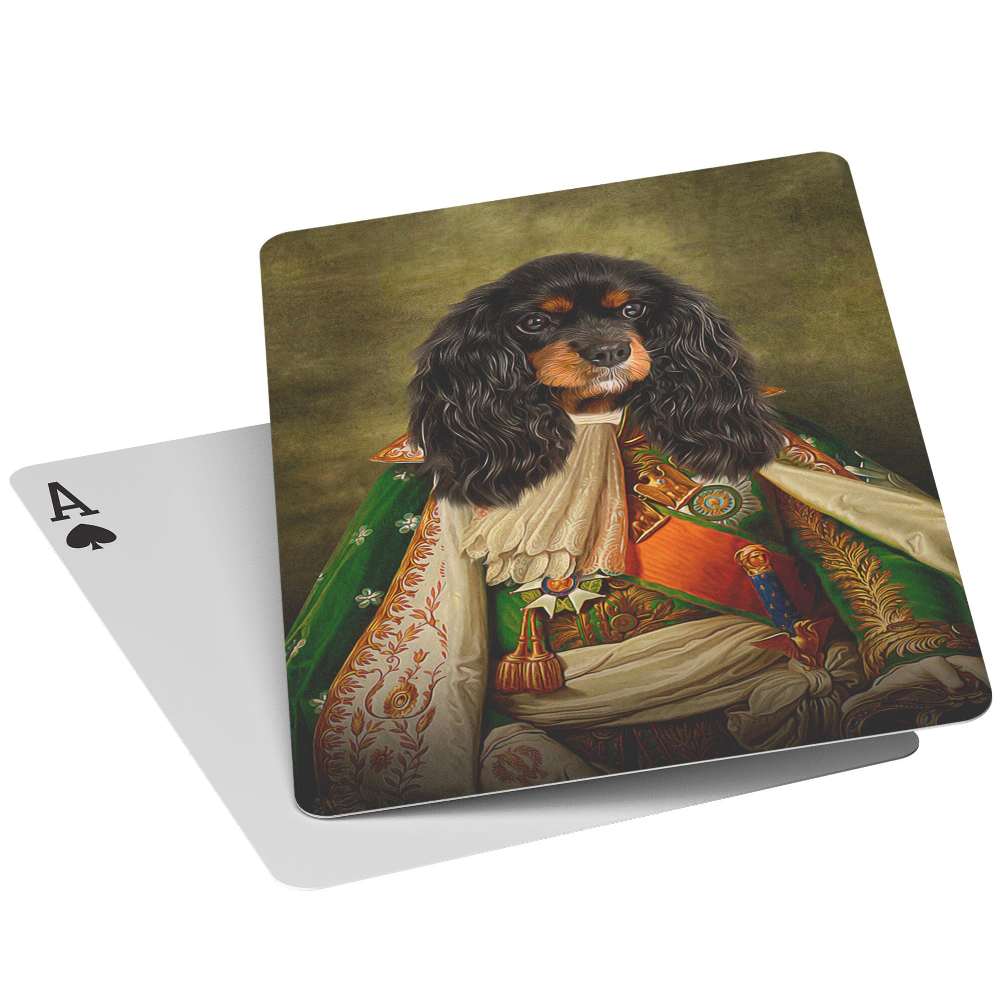 &#39;Prince Doggenheim&#39; Personalized Pet Playing Cards