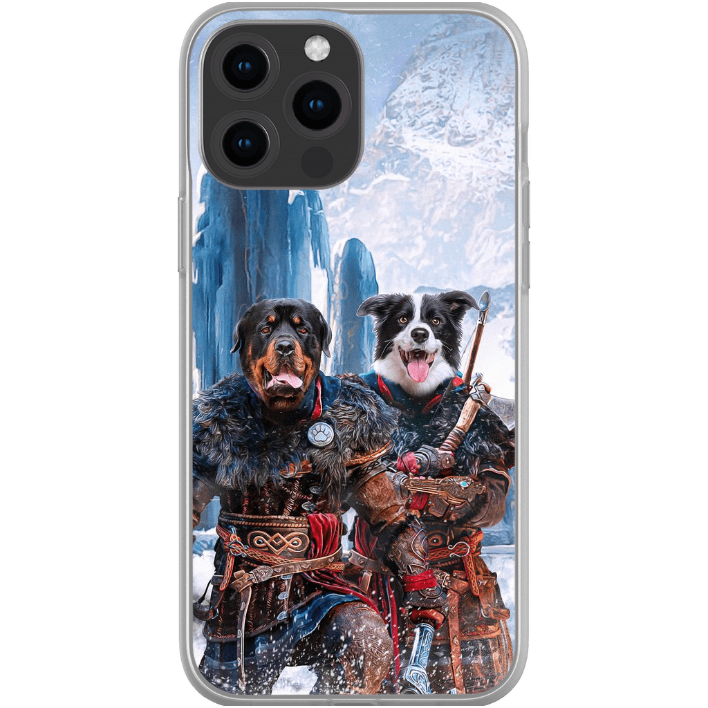 &#39;The Viking Warriors&#39; Personalized 2 Pet Phone Case