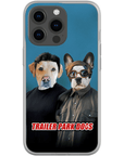 'Trailer Park Dogs 1' Personalized 2 Pets Phone Case