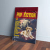 'Pup Fiction' Personalized 2 Pet Canvas